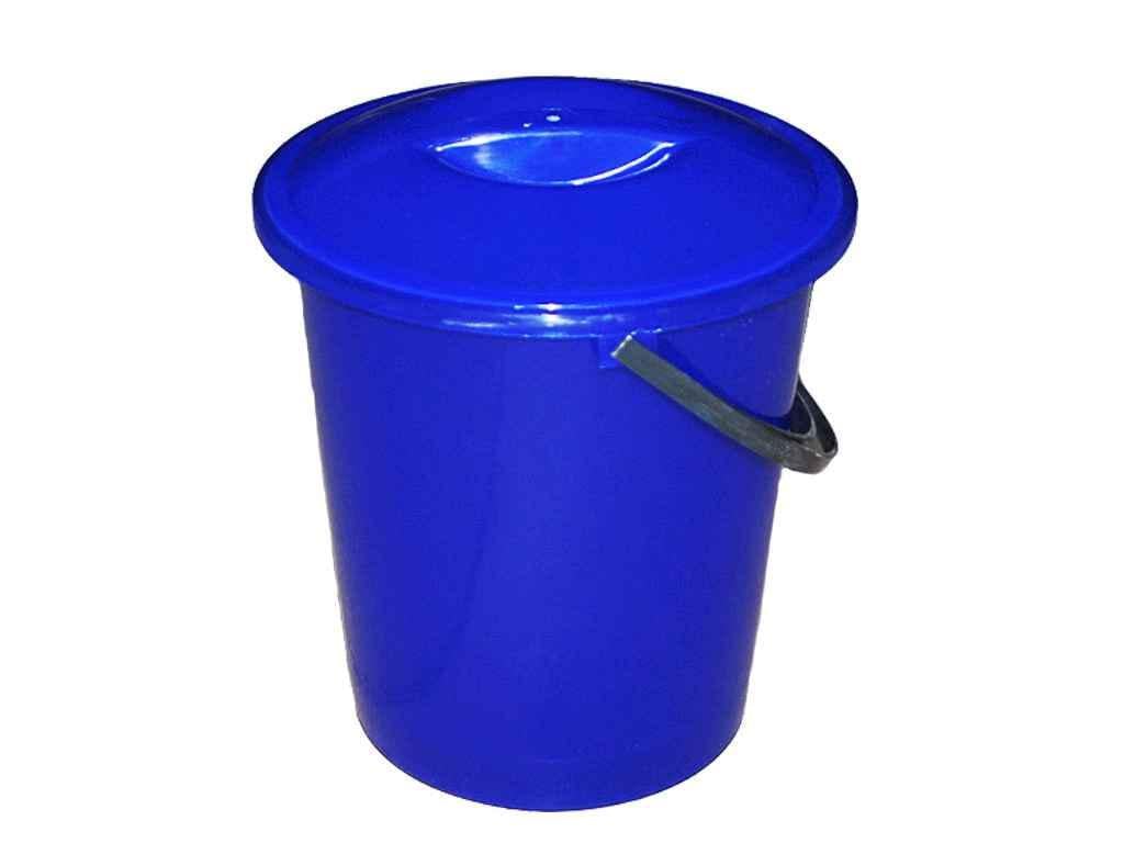 Ведро Мед пищевое с крышкой 5 л Синий (101956)
