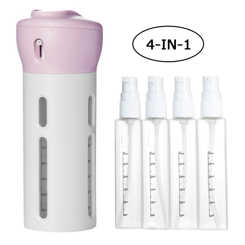 Дорожній органайзер Smart Travel Bottle Set для рідин 4в1 - фото 4