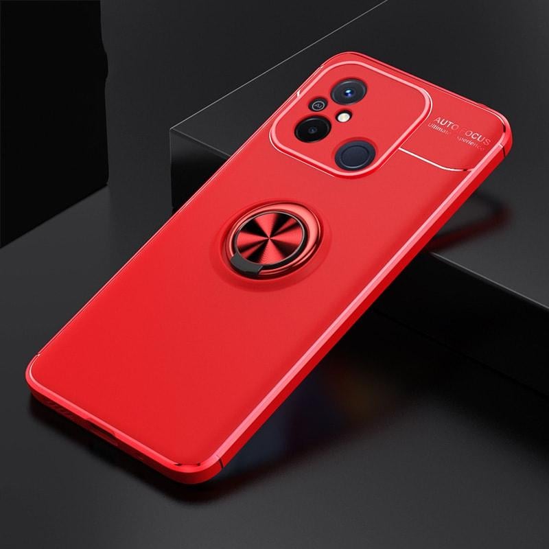 Чехол с кольцом Xiaomi Redmi 12C Autofocus Red (32611-2D)
