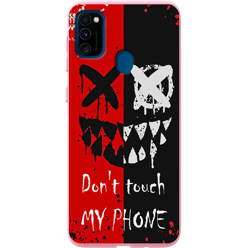 Чехол BoxFace Samsung M307 Galaxy M30s Bad Smile Розовый силикон (38209-up2468-41819)