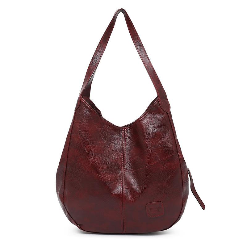 Сумка-шопер женская Scerino Bordo (15397866)