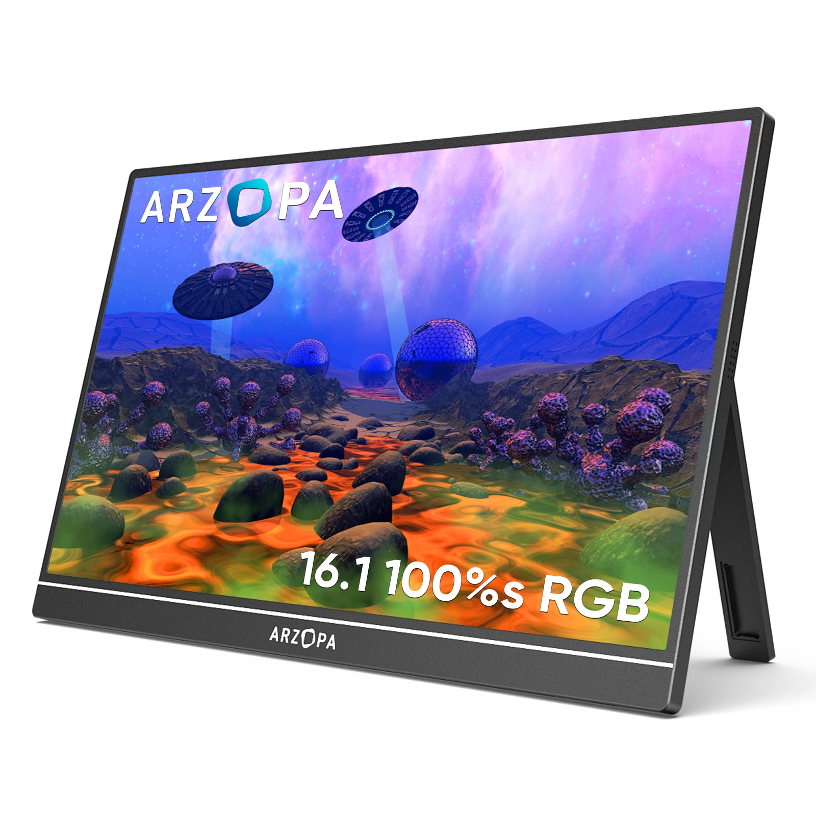 Монітор портативний Arzopa Z1C 16" 1920x1080 60 Гц Black