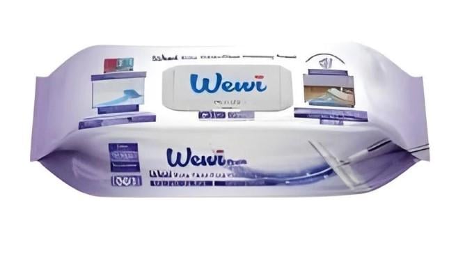 Салфетки влажные для уборки полов парфюмированные WEWI 50 шт. (EG-1000397)