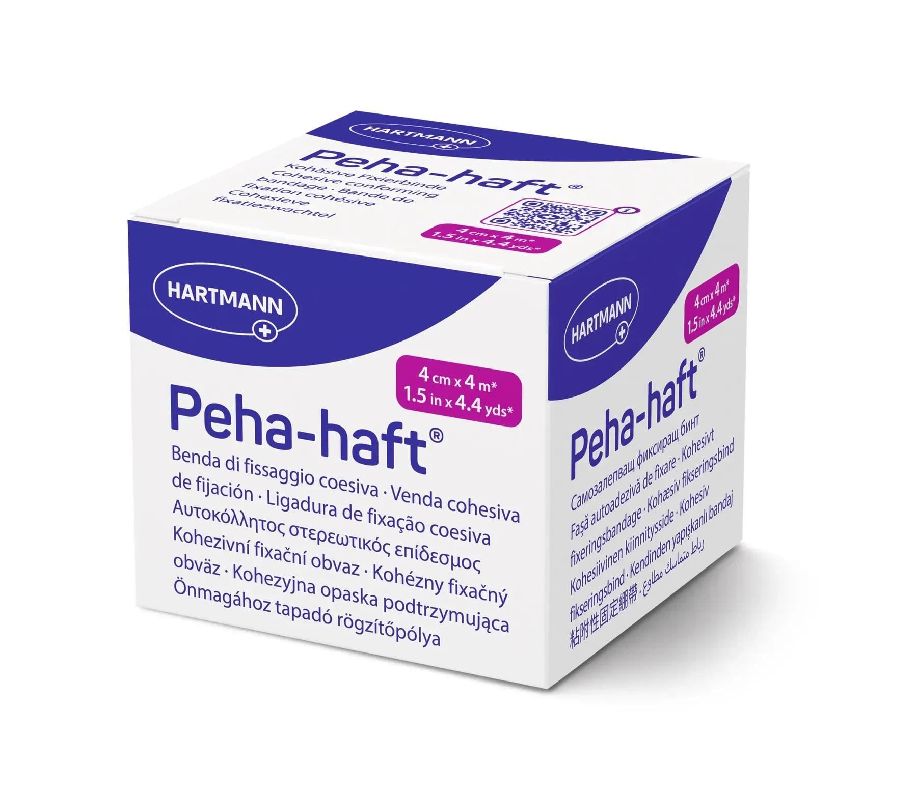 Бинт когезивный самофиксирующийся Peha-haft 4 см 4 м