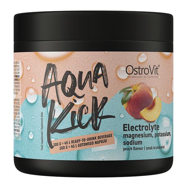 Мультиминералы для спорта OstroVit Aqua Kick Electrolyte 300 г 30 порций Peach (000024980)