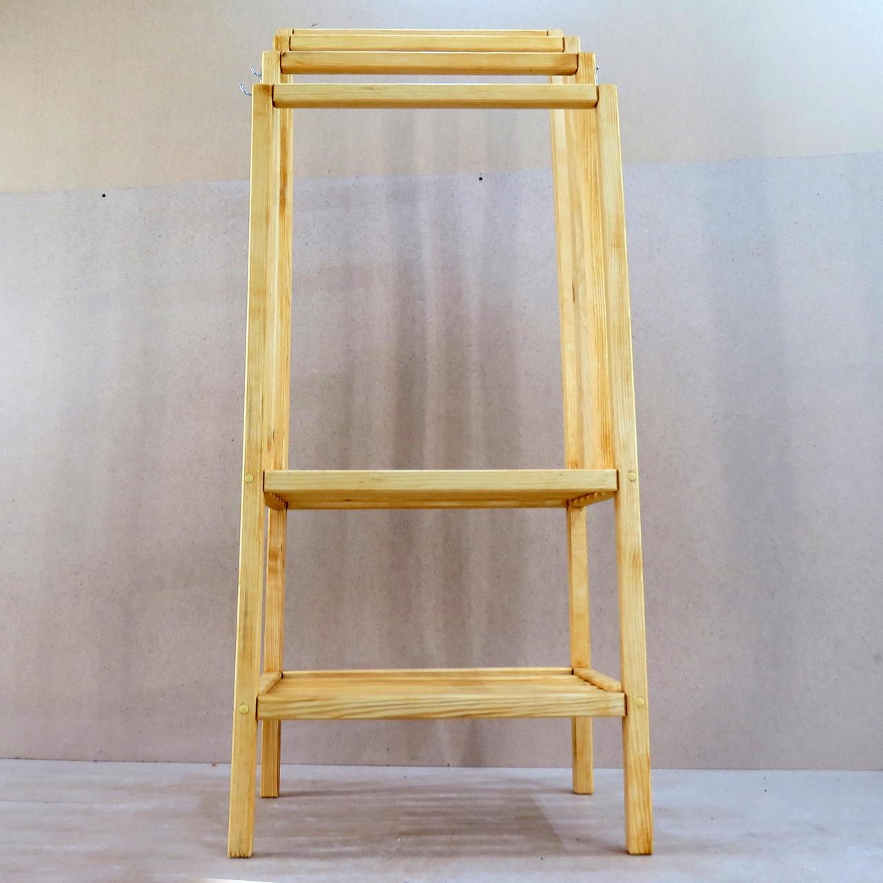 Стойка/вешалка напольная из дерева Шрадер Ваниль (СШВ-001902) - фото 6