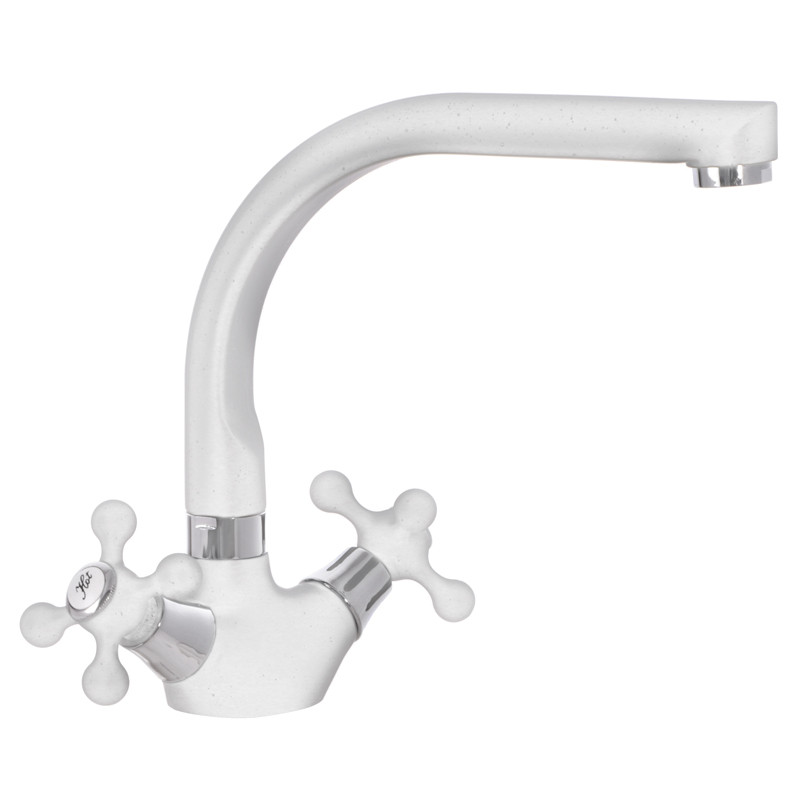 Смеситель для кухни MIXXUS COLOR 273 Белый (MI2760)