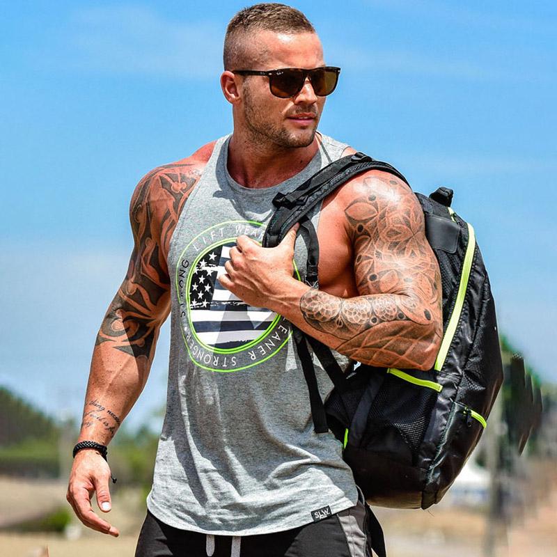 Майка мужская SLW L Серый (6814)