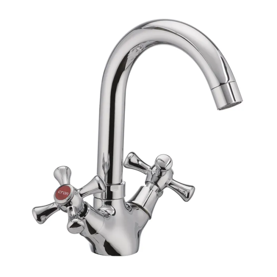 Смеситель для умывальника Cron Smes 274 Chrome (CR0070)