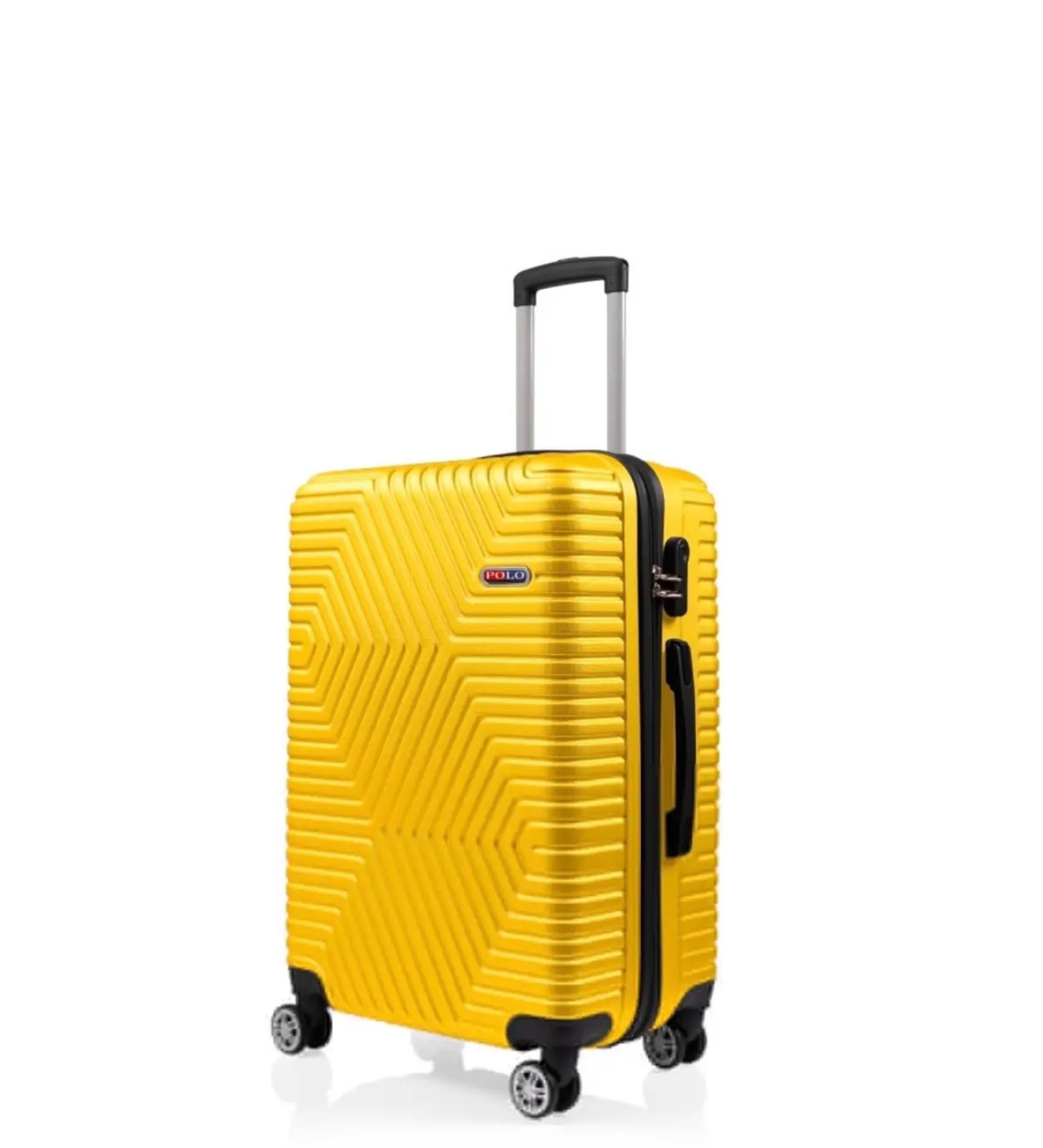 Валіза Polo ПК021-М полікарбонат на 4-х подвійних колесах середня М 70 л Жовтий - фото 1 Валіза Polo ПК021-М полікарбонат на 4-х подвійних колесах середня М 70 л Жовтий - фото 1