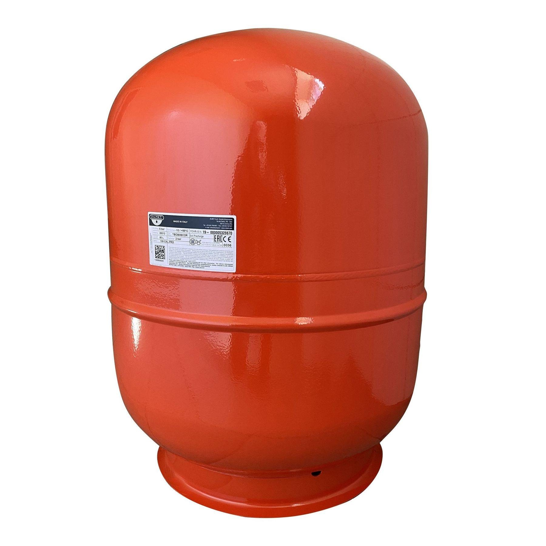 Розширювальний бак Zilmet Cal-Pro для систем опалення 80 л 6 bar (1300008000)