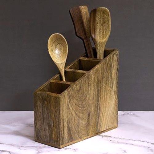 Подставка для столовых приборов из дерева Фуриола Мускат (Псп-008607)