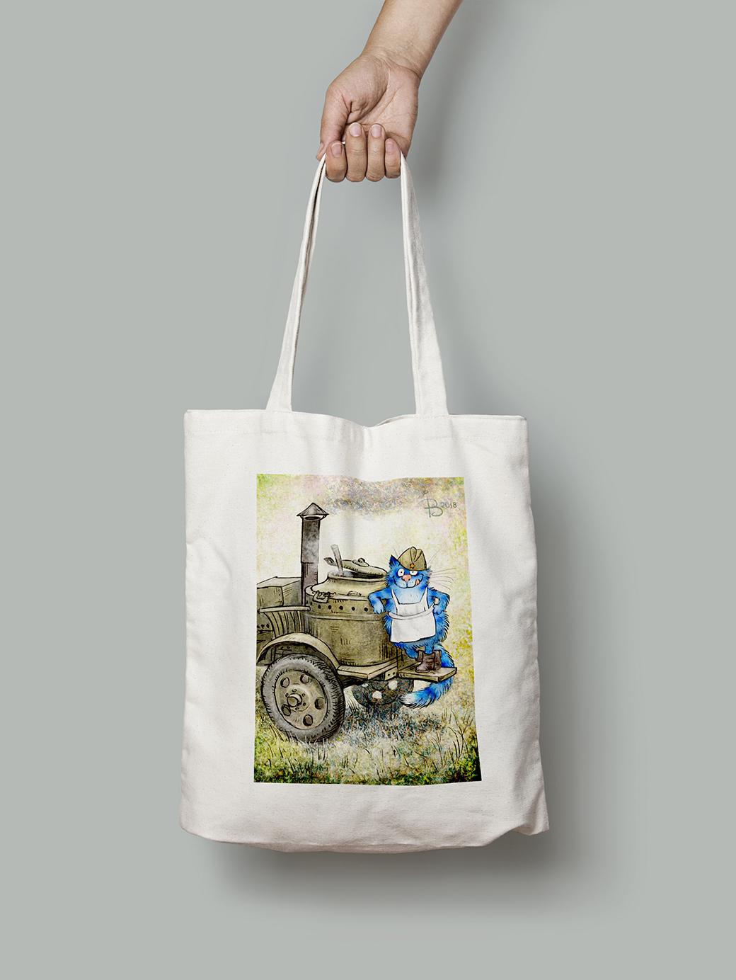 Эко-сумка С праздником служивые! шопер (rinaz_20181634003_Bag)