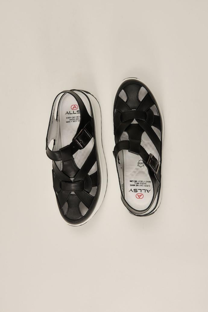 Сандалии женские ALLSY на платформе р. 36 Черный (195313) - фото 5 Сандалии женские ALLSY на платформе р. 36 Черный (195313) - фото 5