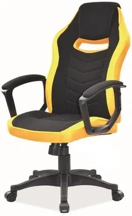 Компьютерное кресло геймерское Signal Camaro Черный/Желтый (91616787) - фото 4