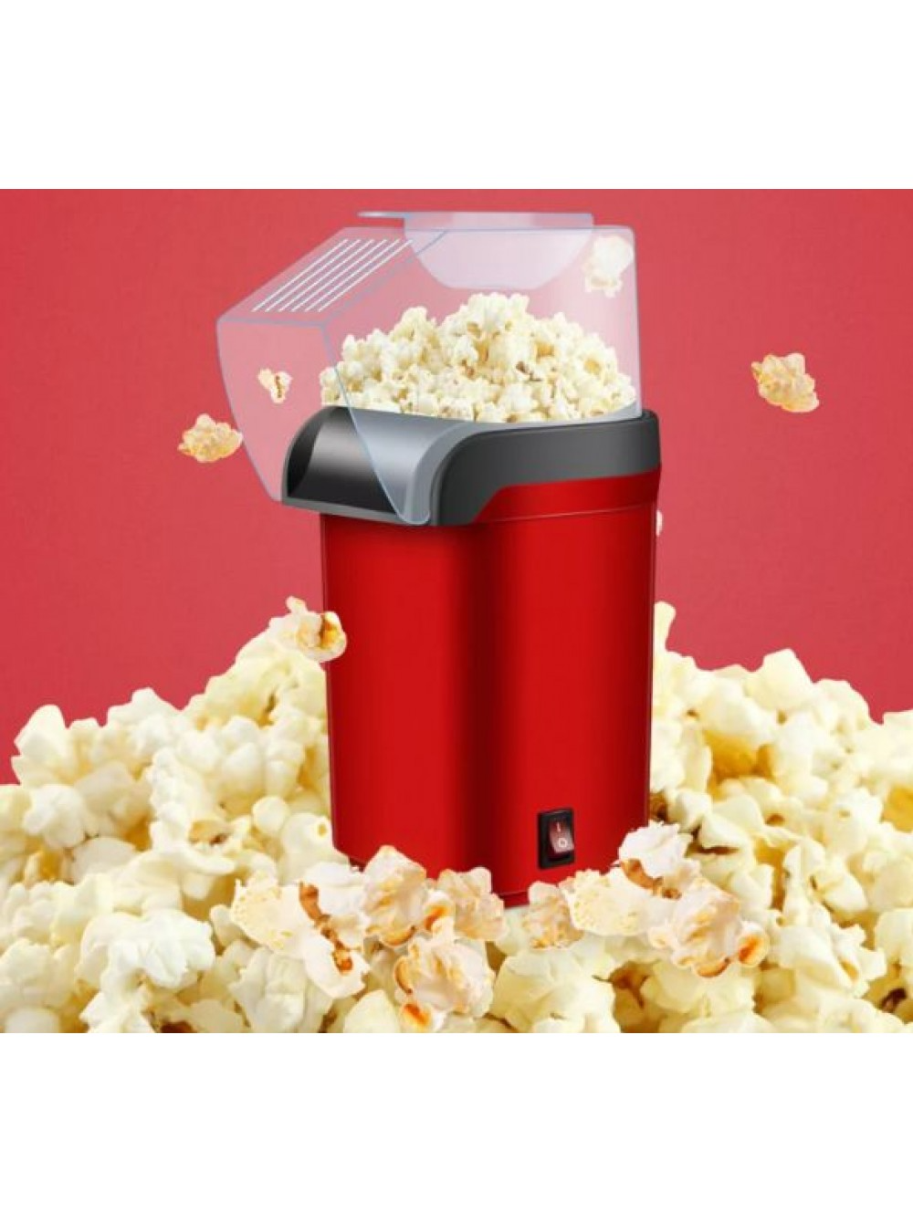 Домашняя попкорница электрическая Mini-Joy PopCorn Maker Red - фото 8