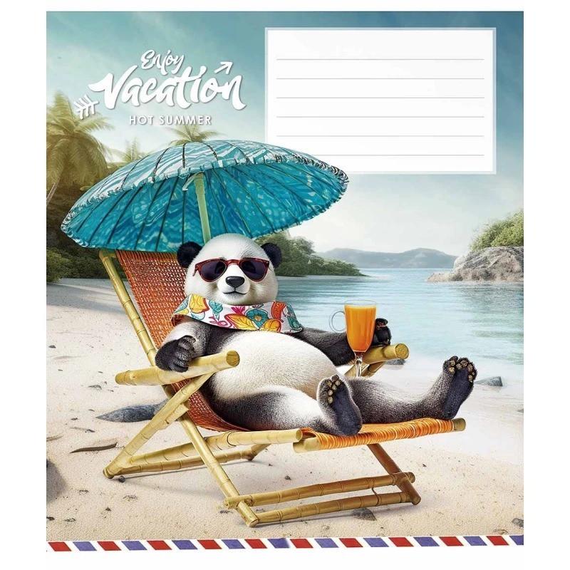 Зошит учнівський "Cool vacation" 012-3318K-2 в клітинку 12 аркушів