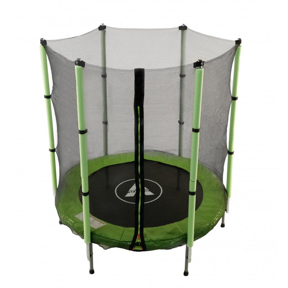Батут детский Atleto с сеткой 140 см Зеленый (21000402) - фото 6 Батут детский Atleto с сеткой 140 см Зеленый (21000402) - фото 6