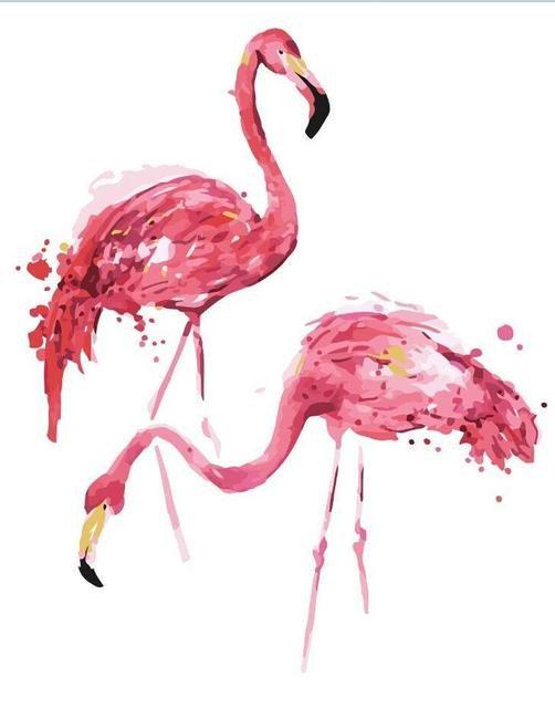 Картина по номерам Brushme Пара фламинго (G472)