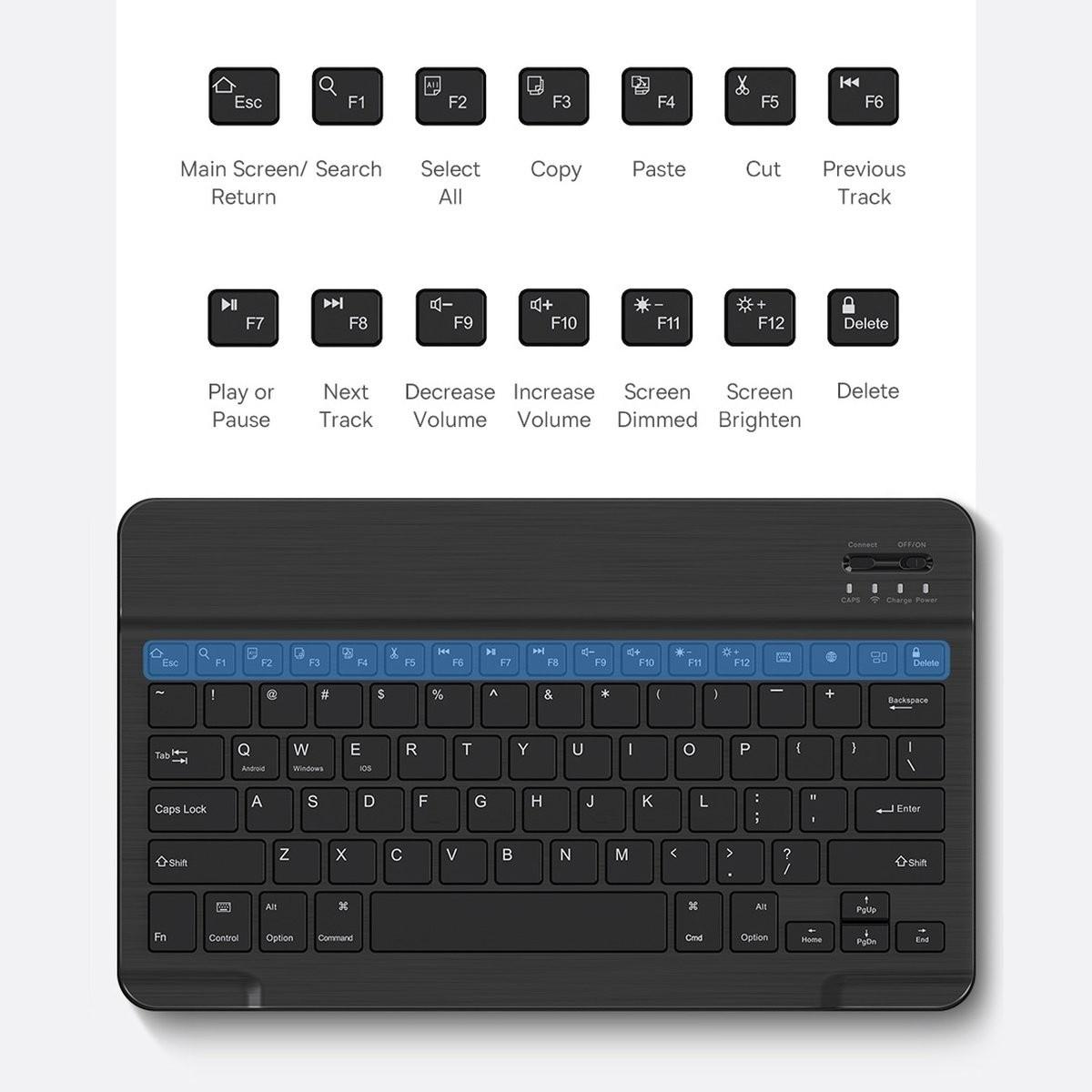Чехол клавиатура Baseus Brilliance Keyboard Case Pro для iPad Pro 11"/10,9" 2018/2020/2021/Pad Air 4/Air 5 (ARJK000213) - фото 10