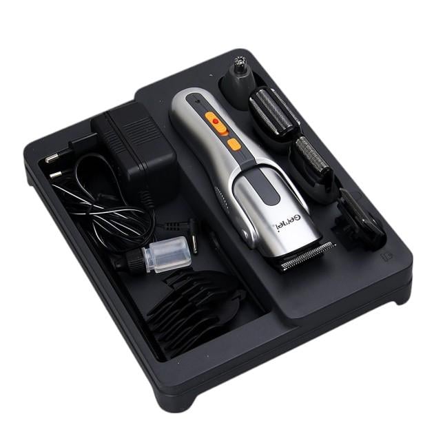 Тример чоловічий Gemei 8в1 з комплектом насадок (GM-581) - фото 7 Тример чоловічий Gemei 8в1 з комплектом насадок (GM-581) - фото 7