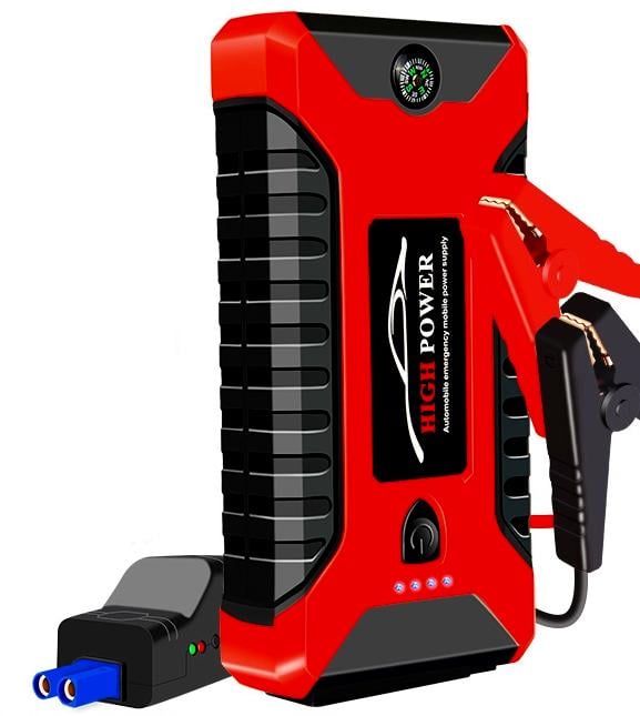 Пуско-зарядное устройство для машины 4хUSBCar jump starter фонарик/компрессор 20000 mAh (18104973)