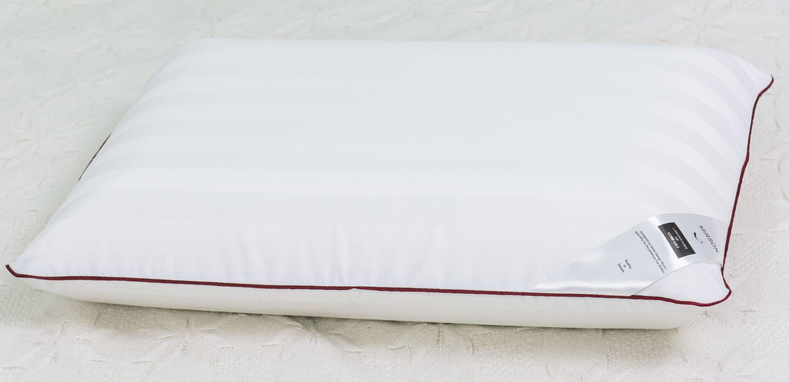 Подушка ортопедическая MirSon №6045 Noble stripe Royal Pearl Men 59х43х12 см (2200003261684)