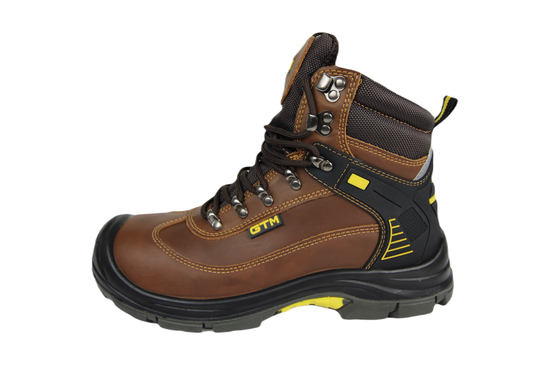 Черевики робочі композитним носком шкіра S1P SRC р. 45 Коричневий (gtm_870511) - фото 2