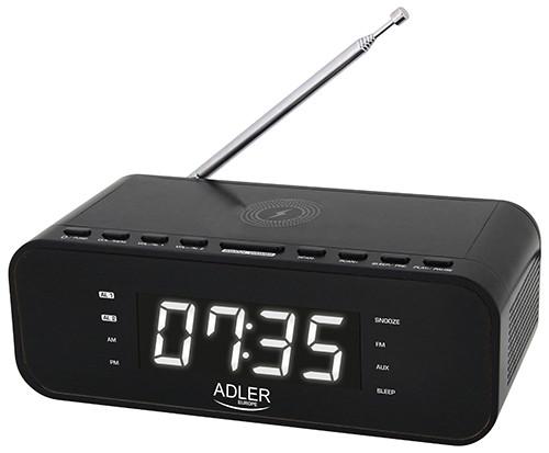 Радіогодинник Adler AD 1192 Black (502098)