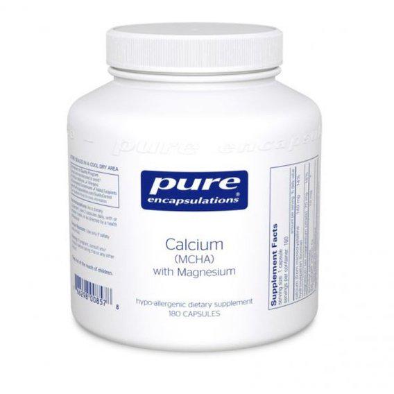 Кальций Pure Encapsulations Calcium MCHA with Magnesium 180 капс. (PE-00857)