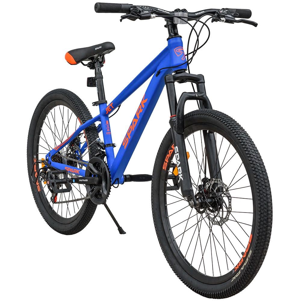 Велосипед Spark JET колеса 24" сталева рама 12" Синій (2919338329)