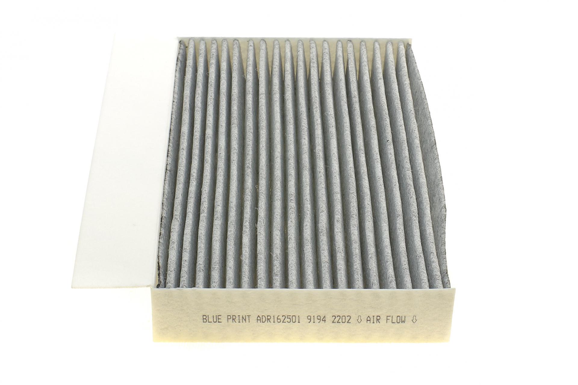 Фильтр салона BLUE PRINT для Renault Megane III/Fluence 08- угольный (ADR162501)