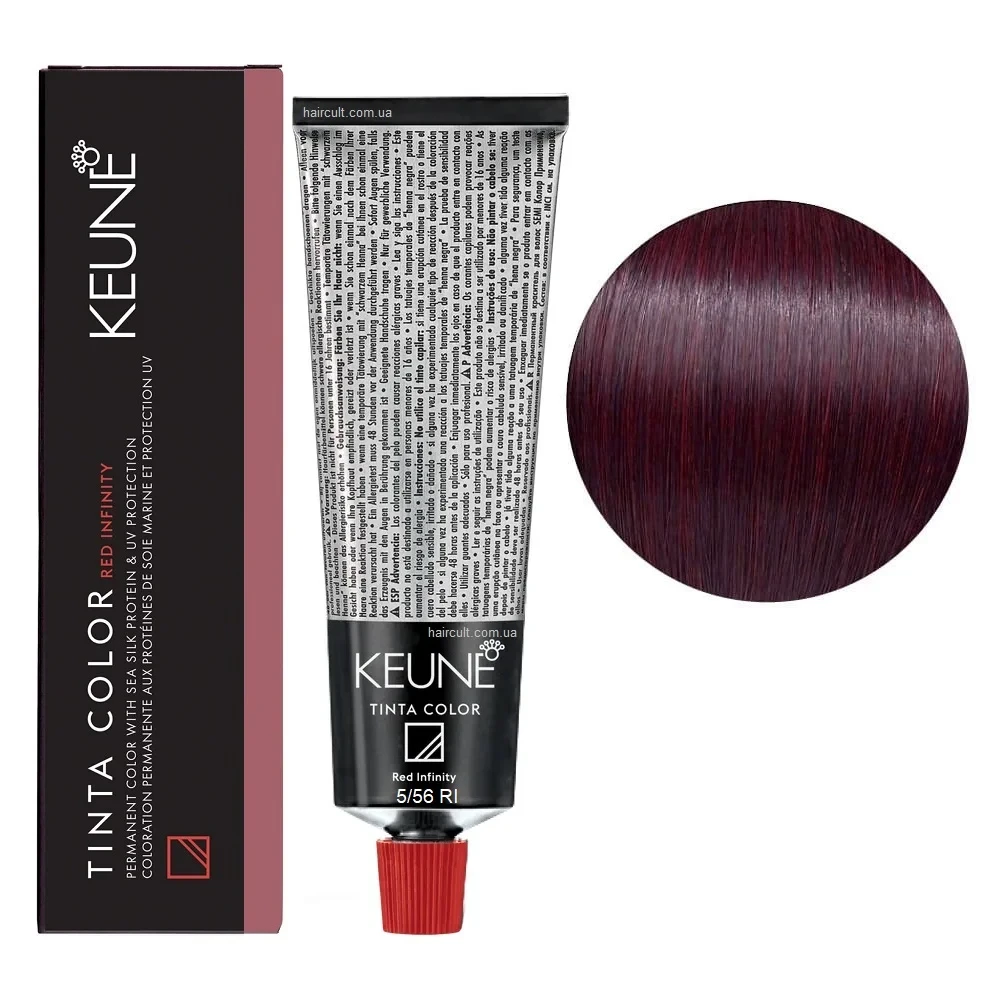 Краска для волос стойкая Keune Tinta Color 5.56 RI Mahogany Red Light Brown 60 мл