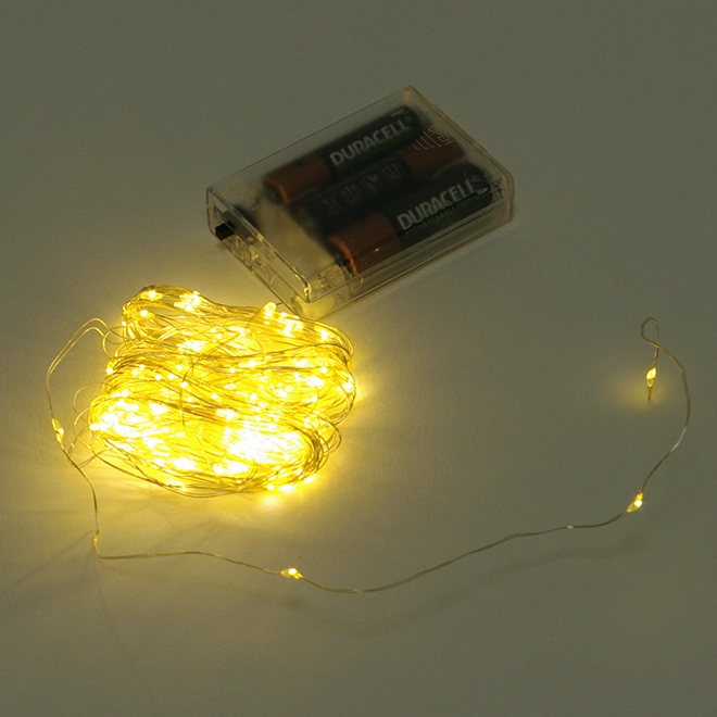 Гирлянда LED теплый свет 100 светодиодов 10 м (42250)