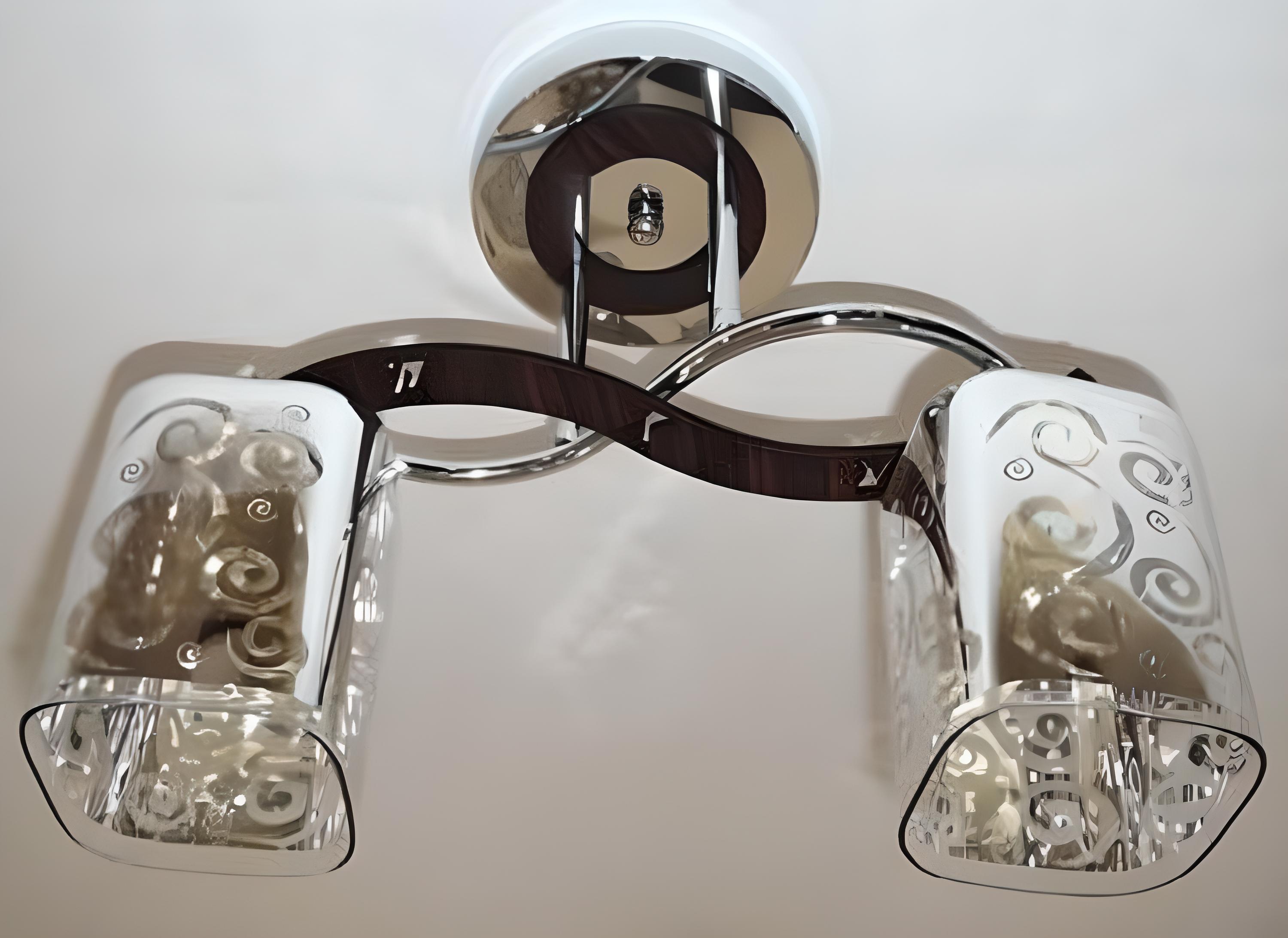 Люстра потолочная Sirius Ю 9378/2 на 2 плафона