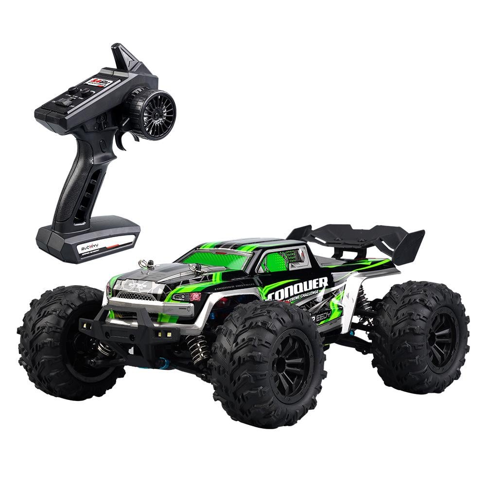 Радиоуправляемая машина Conquer RC WL Toys монстр-трак 4х4 38км/ч 1/16 Зеленый (16102G)