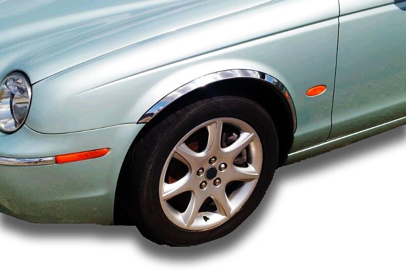 Накладки на арки Max chrome для Jaguar X-Type нержавеющая сталь Хром