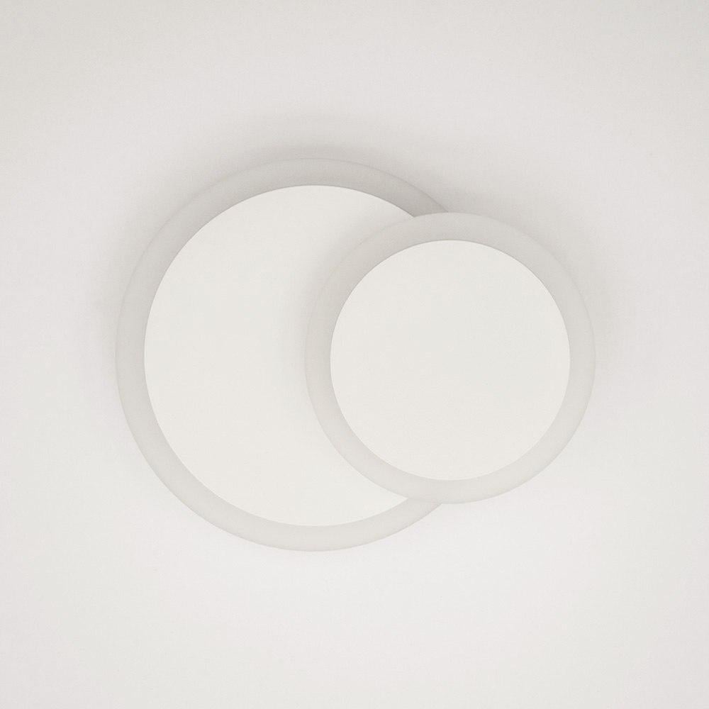 Бра светодиодная Luminaria Geometria Round 12W R185 220V IP20 White