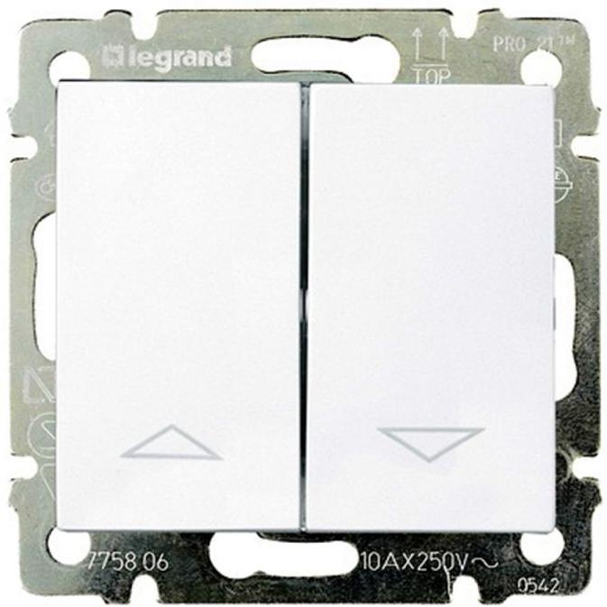 Выключатель Legrand Valena жалюзи Белый (774414)