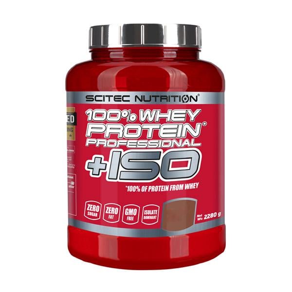 Протеин Scitec 100% Whey Professional + ISO 2,28 кг Белый шоколад-клубника (4758V8682)