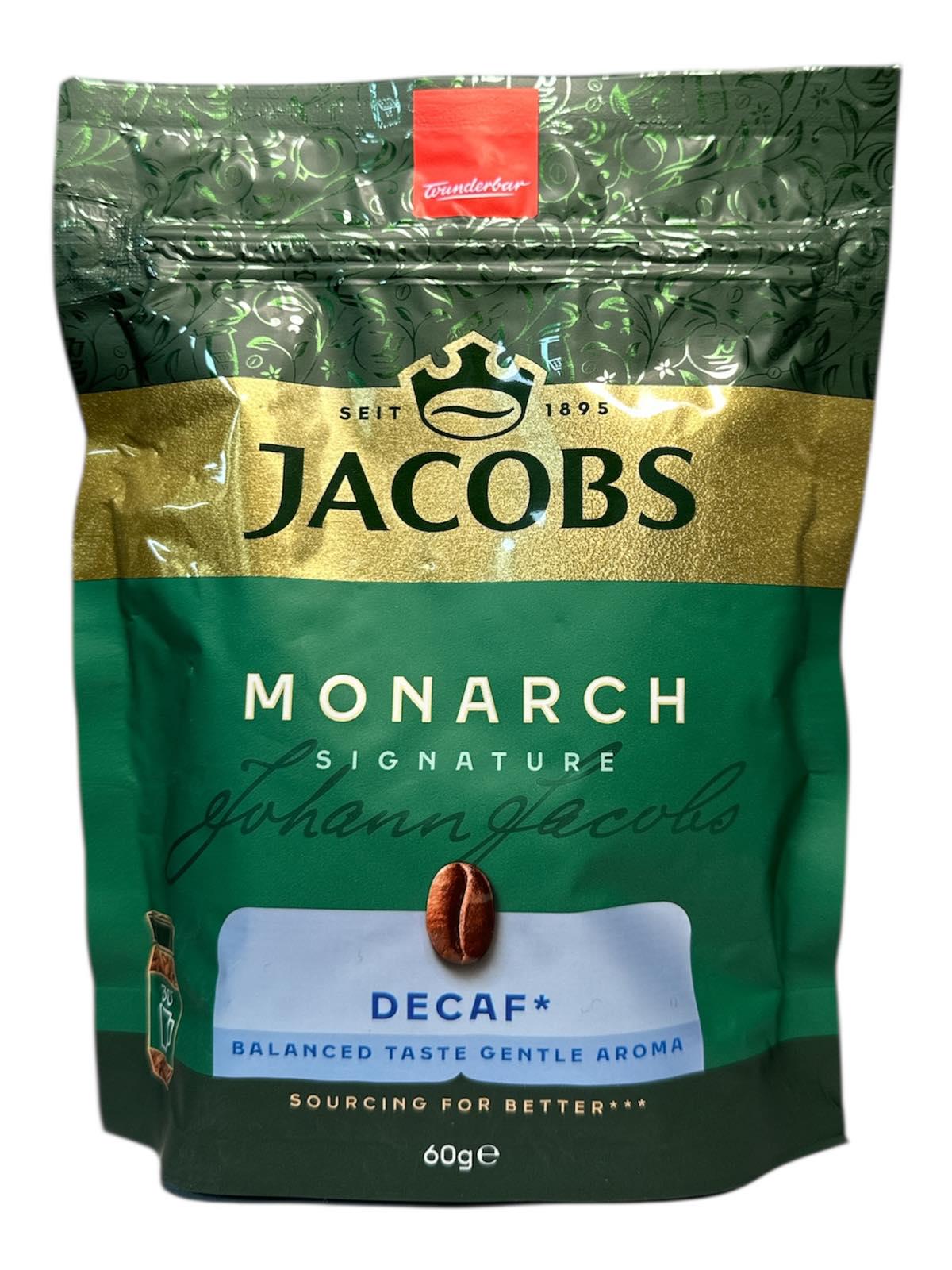 Кофе растворимый Jacobs Monarch без кофеина 60 г (465)