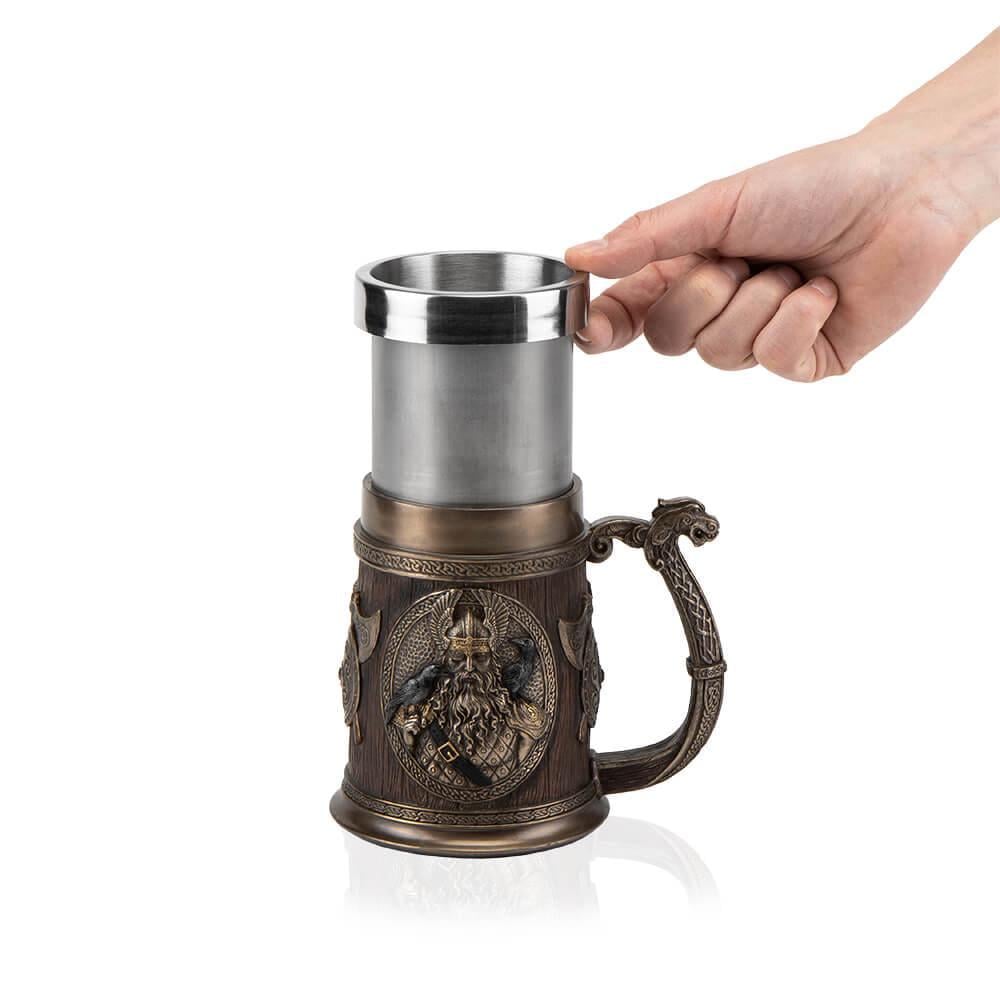 Бокал пивной VERONESE Викинг 600 мл 14,5 см - фото 4