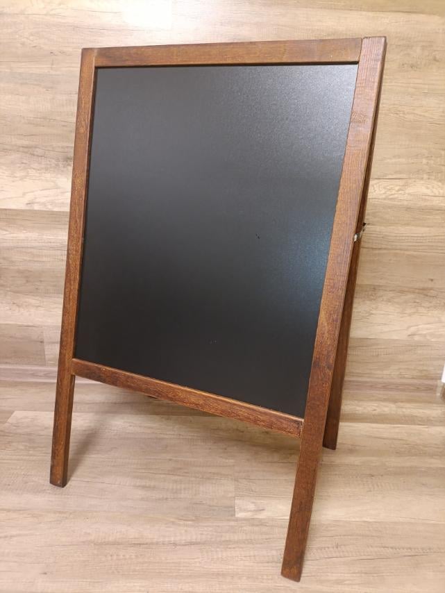 Штендер крейдяний двосторонній 100х62 см Світло-коричневий (Sск)