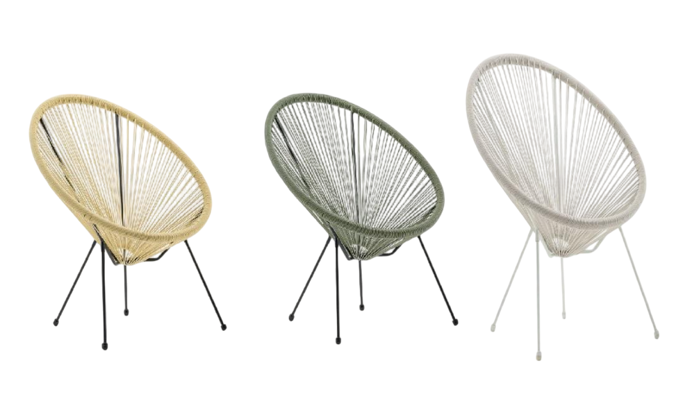 Набор лаунж-стул сталь/полиэтилен 72х83х80 см 3 шт. (f8038821)