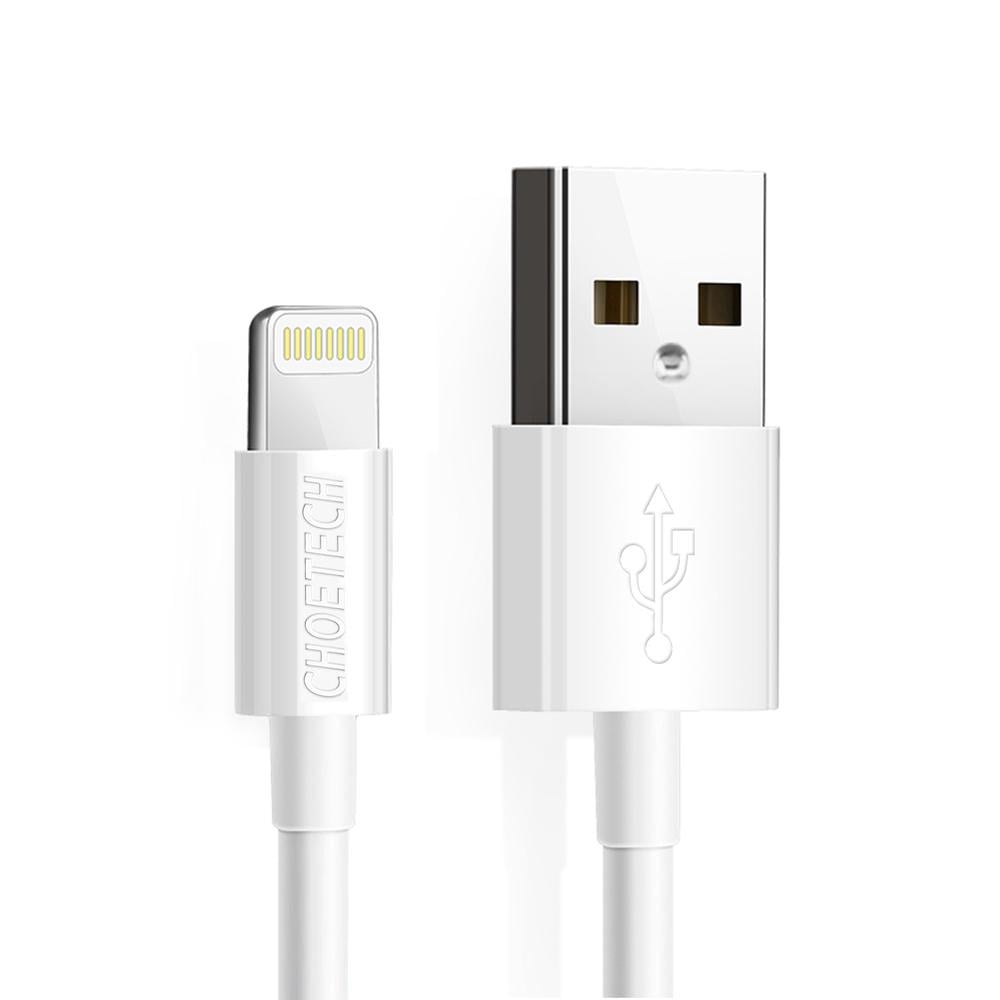Кабель Choetech USB-A Lightning MFI 1,8 м Білий (IP0027-WH)