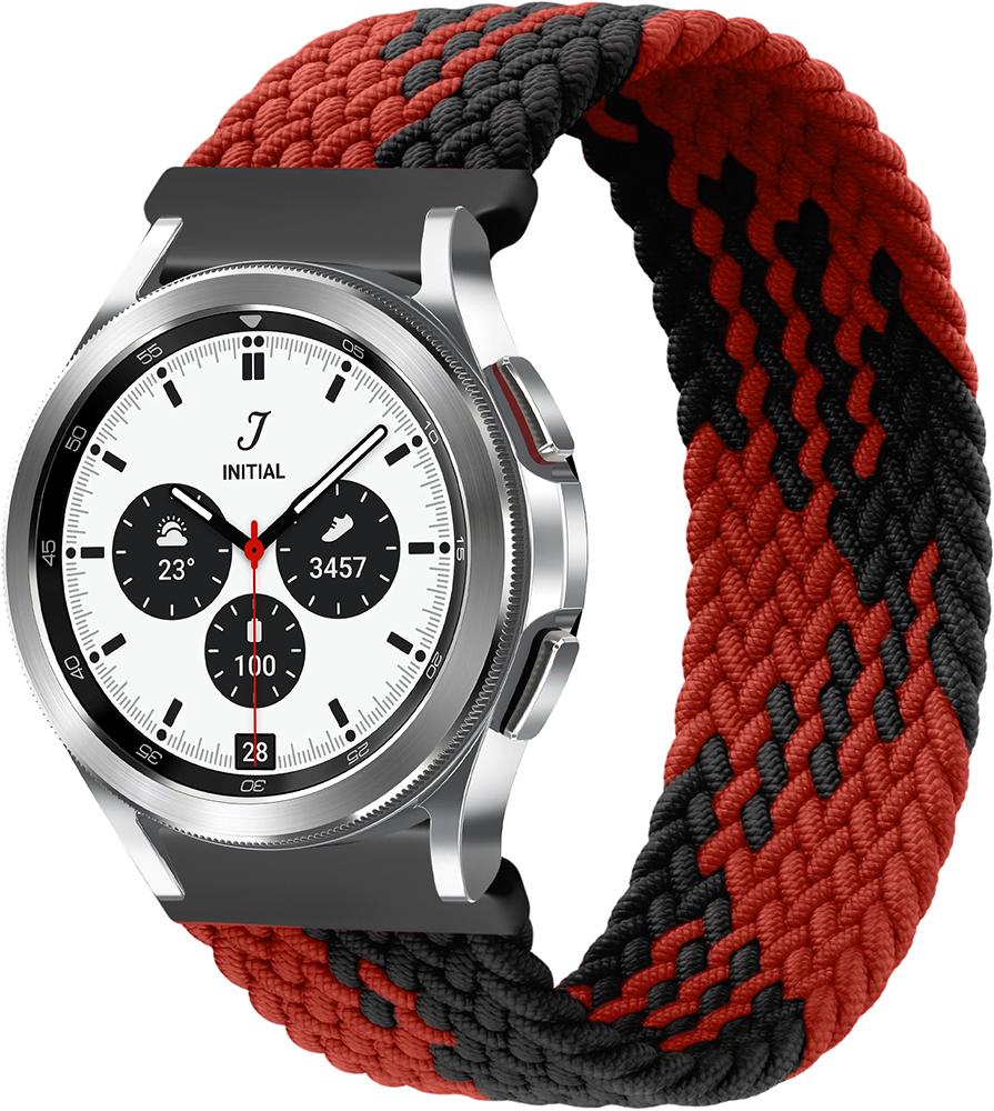 Ремінець Solo Loop Multi для Galaxy Watch 4 Classic 42 мм (135 мм) Black Red (23497-44)