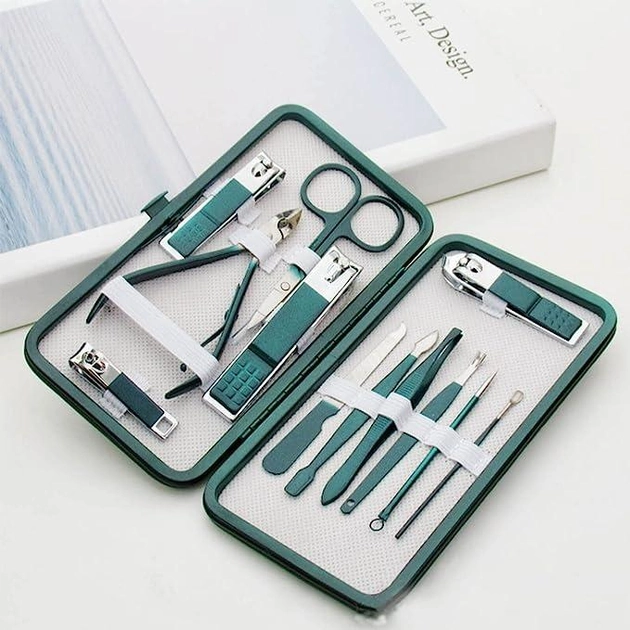 Набор для маникюра и педикюра 12в1 (OK005748)