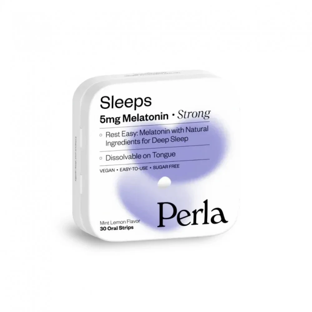 Диетическая добавка для сна Perla Helsa Sleeps Strong с мелатонином 5 мг 30 стрипсов (1412) Диетическая добавка для сна Perla Helsa Sleeps Strong с мелатонином 5 мг 30 стрипсов (1412)