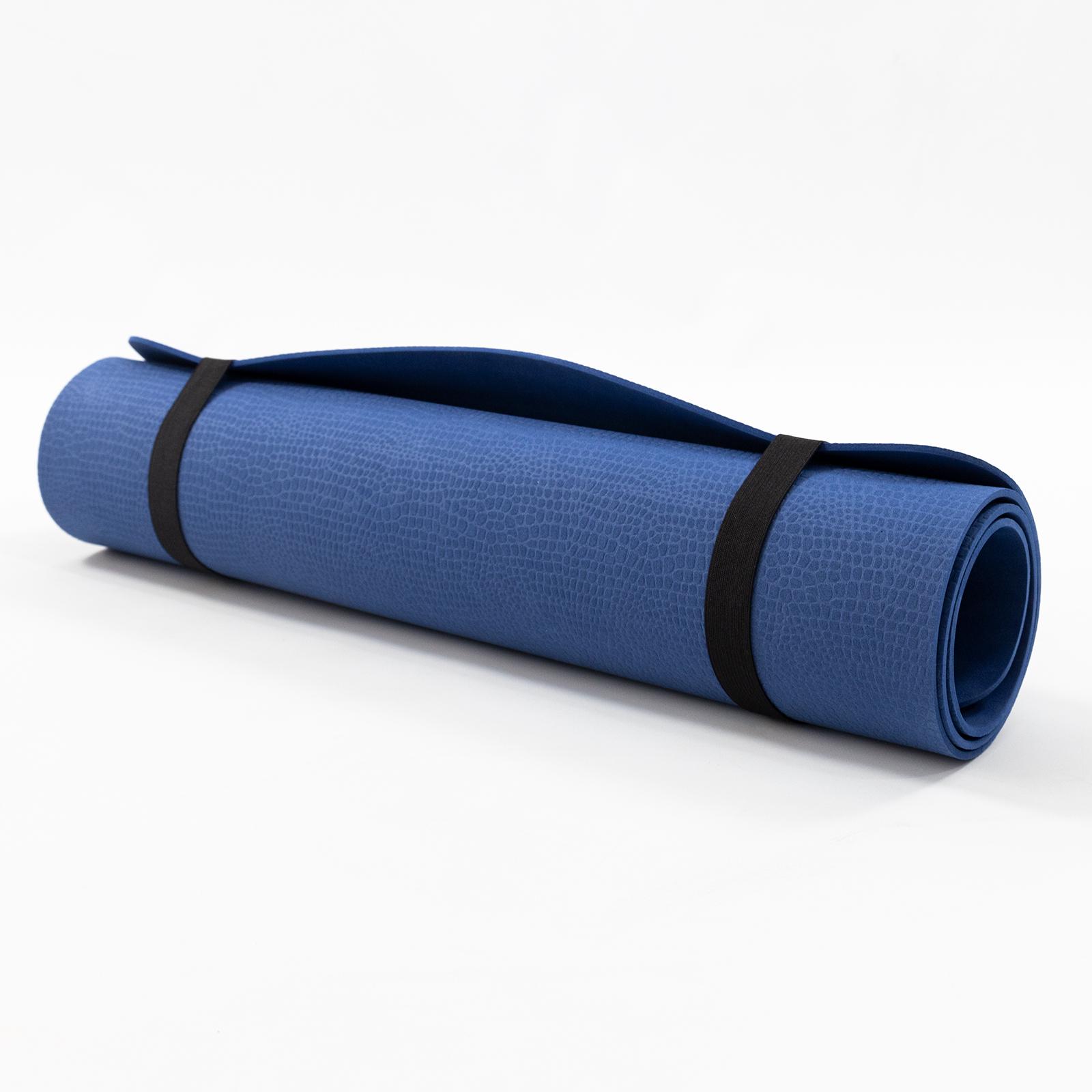 Коврик для йоги OSPORT Yoga Pro Micro 3 мм x 100х50 см Синий (OF-0244) - фото 5