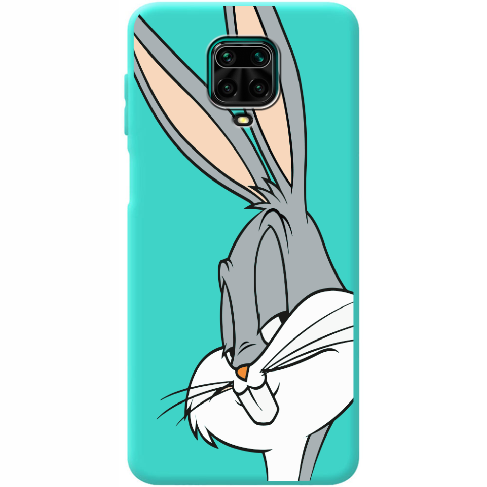 Чехол Boxface Xiaomi Redmi Note 9S Lucky Rabbit Мятный силикон (39475-bk81-39917)